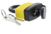 70al45-yellow-ka ABUS Key Weatherproof Aluminium, Steel Safety Padlock, Keyed Alike, 8mm Shackle, 53mm Body