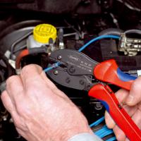 97-52-37 Knipex PreciForce® Hand Ratcheting Crimp Tool for Heatshrink Terminals, 0.5 → 6mm² Wire