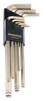 blx9g Bondhus 9 piece L Shape Metric Hex Key Set, 1.5 → 10mm