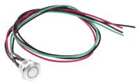 175-8524 RS PRO Illuminated Push Button Switch, Momentary, Panel Mount, 16mm Cutout, SPST, Red LED, 36V dc, IP67