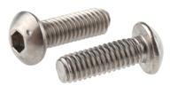 232-8209 RS PRO Stainless Steel Hex Socket Button Screw, ISO 7380, M4 x 12mm