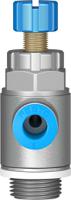 grla-38-qs-8-rs-d Festo GRLA Series Tube Exhaust Valve, 8mm Tube Inlet Port x G 3/8 Outlet Port, 534342