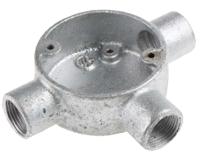228-873 RS PRO T Piece, Conduit Fitting, 20mm Nominal Size, Steel