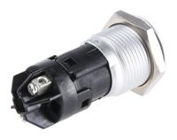 82-45521000 EAO 82 Series Push Button Switch, Momentary, Panel Mount, 16mm Cutout, SPDT, 240V, IP65, IP67