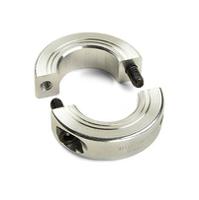 mspb-40-a Ruland Shaft Collar, Two Piece, Clamp, Bore 40mm, OD 60mm, W 15mm, Aluminium
