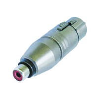 na2fpmf Neutrik AV Adapter, Female XLR to Female RCA