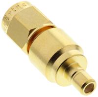 j01155a0021 Telegartner Straight RF Adapter SMA Plug to SMB Plug