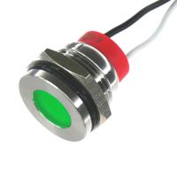 pl14sl165 CML Innovative Technologies PL14SL Series White Panel LED, 110V, 14mm Mounting Hole Size, Lead Wires Termination, IP67