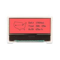 nhd-c12832a1z-fsr-fbw-3v3 NEWHAVEN DISPLAY INTERNATIONAL NHD-C12832A1Z-FSR-FBW-3V3 Graphic LCD Graphic Display, Red on Grey, Transflective