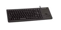 g84-5400lumfr-2 Cherry G84-5400 Wired USB Trackball Keyboard, AZERTY, Black