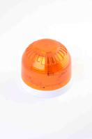 psc-0040 Klaxon Amber Sounder Beacon, 17 → 60 V dc, IP21, 106dB at 1 Metre