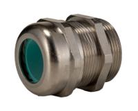 53112574 Lapp SKINTOP Series Nickel Plated Brass Cable Gland, M32 Thread, 11mm min., 21mm max., IP68