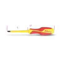 1279mq-pz2 BETA Pozidriv, Supadriv  Screwdriver, PZ2 Tip, 100 mm Blade, VDE/1000V, 219 mm Overall