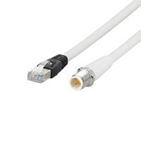 evf554 ifm electronicEVF, 20m Cat5, Grey M12 to Female RJ45 Male, Terminated MPPE Sheath