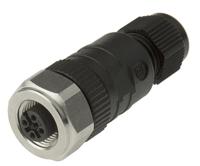 18321-rkcn-47 Lumberg Automation Circular Connector, 4 Contacts, Cable, M12 Connector, Socket, Female, IP67, RKCN Series