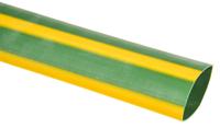 268-5041 RS PRO Halogen Free Heat Shrink Tubing, Green/Yellow 25.4mm Sleeve Dia. x 1.2m Length 2:1 Ratio
