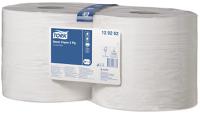 129262 Tork Tork Basic Paper 2 Ply Rolled White Paper Towel, 340 m x 235mm, 2-Ply, 971 Sheets