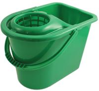 237-1310 12L Plastic Green Mop Bucket With Handle