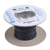 6710-bk005 Alpha Wire Ecogen Ecowire Series Black 0.08 mm² Hook Up Wire, 28 AWG, 7/0.12 mm, 30m, MPPE Insulation, 6710 BK005