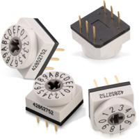 428527520908 Wurth Elektronik WS-ROTV, 8 Position, BCD Rotary Switch, 150mA, THT