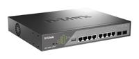 dss-200g-10mppe D-Link 10-Port Gigabit PoE Smart Managed Surveillance Max PoE Switch with 802.3bt, Smart 10 Port Gigabit Switch With