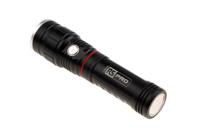 176-6030 RS PRO LED Torch Black - Rechargeable 550 lm, 175 mm