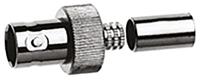 j01001a1287 Telegartner, Jack Cable Mount BNC Connector, 50Ω, Crimp Termination, Straight Body
