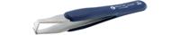 15agwcdr0 ideal-tek 120 mm, Carbon Steel, Angle, ESD Tweezers