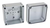 9507000 Rittal PK Series Polycarbonate Wall Box, IP66, 110 mm x 110 mm x 90mm