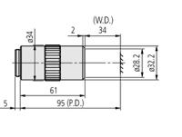378-803-3 Mitutoyo Long Working Distance Lens, For Microscope