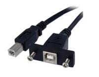 236-9153 RS PRO USB 2.0, Male USB B to Female USB B, 300mm