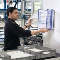 555107 Durable Blue Presentation Folder