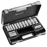 s405ae Facom 16-Piece Metric 1/2 in Deep Socket Set, 6 point