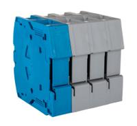 3260112 Phoenix Contact  PTPOWER 95-3L/N Series Blue, Grey, 25 → 95mm², Single-Level, Push In Termination, ATEX