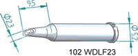 102wdlf23 Ersa 2.3 mm Straight Hoof Soldering Iron Tip for use with i-Tool