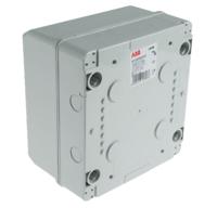 12808-m128080020 ABB Grey Plastic Junction Box, IP65, 140 x 220 x 205mm