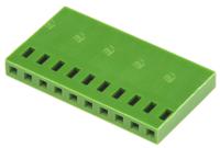 1-925366-0 TE Connectivity, AMPMODU MOD IV Female Connector Housing, 2.54mm Pitch, 10 Way, 1 Row