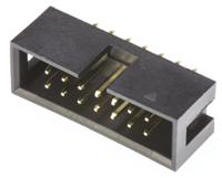 t821114a1s100ceu Amphenol Communications Solutions T821 Series Straight Through Hole PCB Header, 14 Contact(s), 2.54 mm Pitch, 2 Row,