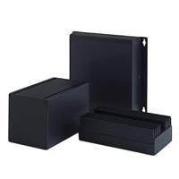 772100000 Rose Multitronic Series Black Die Cast Aluminium Enclosure, 185 x 105 x 56mm