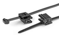 156-03219 HellermannTyton Cable Ties, , 200mm x 4.6 mm, Black Nylon, Pk-100