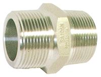 826-7071 RS PRO Stainless Steel Pipe Fitting, Straight Hexagon Nipple Joint, Male R 2in x Male R 2in