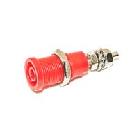 bu-31607-2 Mueller Electric Red Female Banana Socket, 4 mm Connector, Stud Termination, 35A, 1000V, Nickel Plating