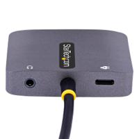 122-usbc-hdmi-4k-vga StarTech.com USB C to HDMI, VGA Adapter, USB C, 1 Supported Display(s) - 4K @ 60Hz