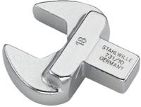 58211012 STAHLWILLE 731/10 Series Open Ended Insert Open-Ended Shell Tool, 12.0 mm, 9 x 12mm Insert, Chrome Finish