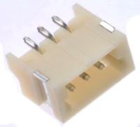 s3b-zr-sm4a-tf-lfsn JST ZH Series Right Angle Surface PCB Header, 3 Contact(s), 1.5 mm Pitch, 1 Row, Shrouded