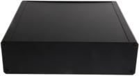 188-1268 RS PRO Black Extruded Aluminium Heat Sink Case, IP40, Black Lid, 300 x 300 x 86mm