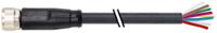 7000-08961-6960500 Murrelektronik Limited Female 8 way M8 to Free Cable End Sensor Actuator Cable, 5 m
