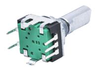pec11r-4220f-s0012 Bourns 12 Pulse Incremental Mechanical Rotary Encoder with a 6 mm Flat Shaft (Not Indexed)