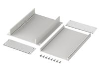 97216160hmt1-filotec-f-1036-160-wl-set Bopla Filotec (Set) Series Aluminum (Anodized) Aluminium Enclosure, IP40, Flanged, Aluminum (anodized) Lid, 160 x 105 x