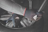 406-mat-bulk Polyco Healthline Black Polyurethane Reusable Gloves, Size 11, Polyurethane Coating